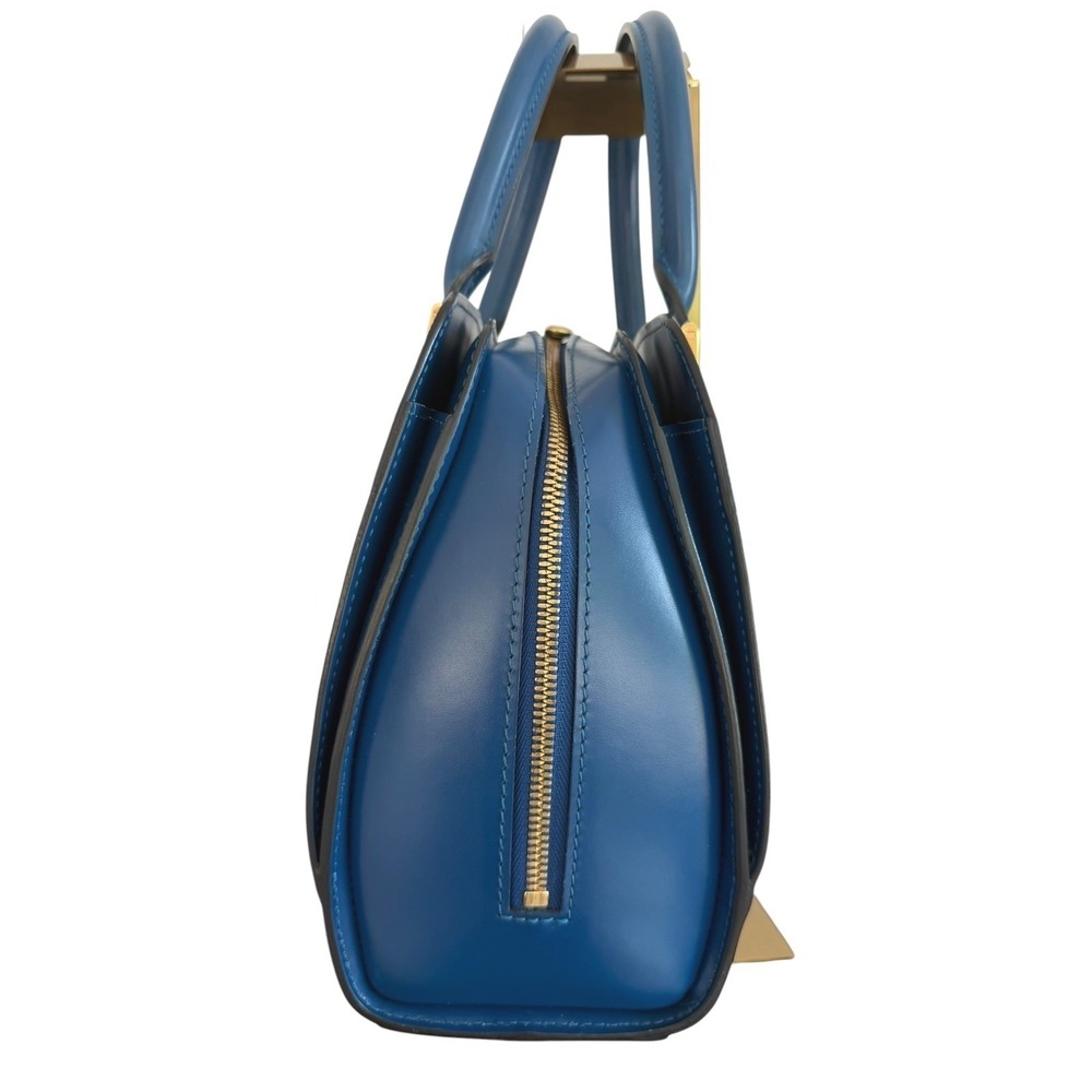 Louis Vuitton Pont Neuf PM Toledo Blue Epi Leather Satchel Top Handle Bag - Picture 6 of 16